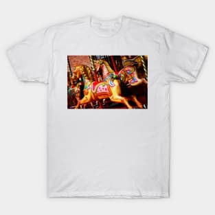 Fairground carousel horses T-Shirt